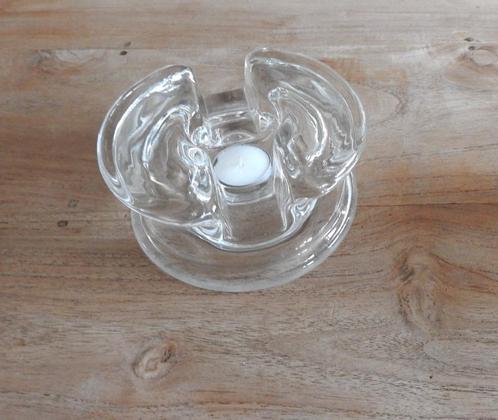 Stevig glazen theelicht om theepot te verwarmen, Huis en Inrichting, Keuken | Servies, Zo goed als nieuw, Overige typen, Overige stijlen