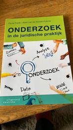 Onderzoek in de juridische praktijk, Boeken, Studieboeken en Cursussen, Ophalen, Zo goed als nieuw, Aleid van de Vooren-Fokma; Fiona Frank