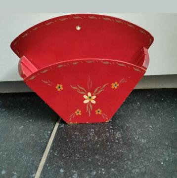 Koffiefilterhouder,Rood,1960,RETRO,keuken,koffie,wand,bloem beschikbaar voor biedingen