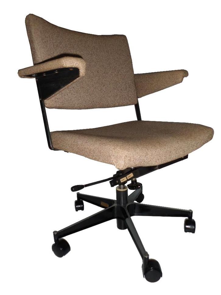 Originele vintage Gispen 1637 design Cordemeyer bureaustoel, Huis en Inrichting, Bureaustoelen, Gebruikt, Bureaustoel, Overige kleuren