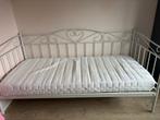 Kinder/meiden bed staal een persoons bed, Huis en Inrichting, Slaapkamer | Bedden, Ophalen, Gebruikt, 90 cm, 200 cm