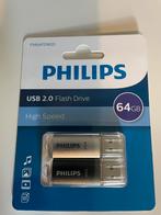 Philips USB Stick 64GB 2.0 two pack, Computers en Software, USB Sticks, Nieuw, Philips, 64 GB, Verzenden