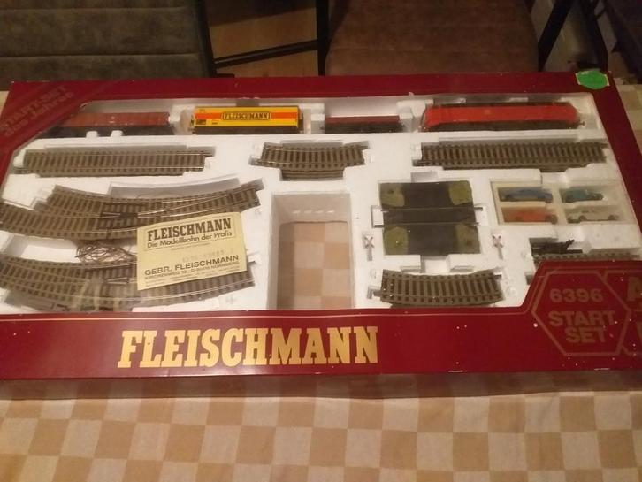 Fleischmann startset, Hobby en Vrije tijd, Modeltreinen | H0, Gebruikt, Treinset, Gelijkstroom, Fleischmann, Ophalen