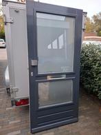 Voordeur hardhout 201.5 x 93 cm, Ophalen, Gebruikt, 80 tot 100 cm, Buitendeur
