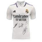 Zidane, Ronaldo ,Carlos & Raul Gesigneerd Real Madrid shirt, Buitenlandse clubs, Shirt, Nieuw, Ophalen of Verzenden