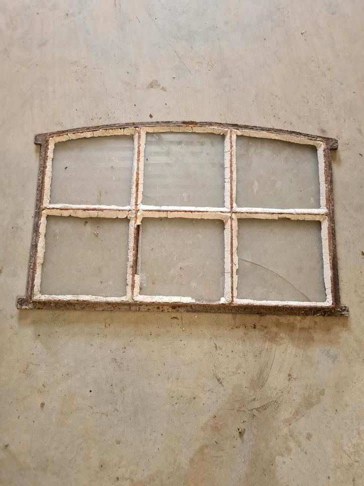 6 Brocante IJzeren Stalramen, Antiek en Kunst, Curiosa en Brocante, Ophalen