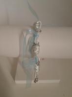 Zinzi stoffen armband met zilveren ringen en grote sluiting, Sieraden, Tassen en Uiterlijk, Ophalen of Verzenden, Nieuw, Zilver