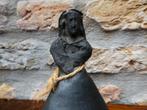 Handbel bel tafelbel vrouw met hoepelrok Barro Negro klei, Antiek en Kunst, Ophalen of Verzenden