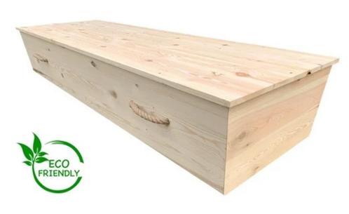 Uitvaartkist Vuren Goedkope grafkist doodskist, Doe-het-zelf en Verbouw, Kratten en Dozen, Gebruikt, Krat, Minder dan 35 cm, Ophalen