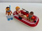 Playmobil toeristen met rubberboot 5439, Ophalen of Verzenden, Gebruikt, Complete set