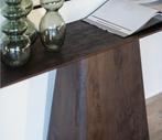 Sidetable mangohout bruin, Huis en Inrichting, Tafels | Sidetables, Ophalen, Japandi, 100 tot 150 cm, Zo goed als nieuw