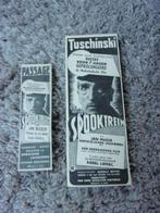 1939 JAN MUSCH/DE SPOOKTREIN FILMAANKONDIGING KRANT KNIPSELS, Verzamelen, Ophalen, 1920 tot 1940, Knipsel(s)