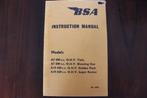 BSA A7 A10 1971 motorycle instruction manual, Motoren, Handleidingen en Instructieboekjes, Ophalen of Verzenden, Overige merken