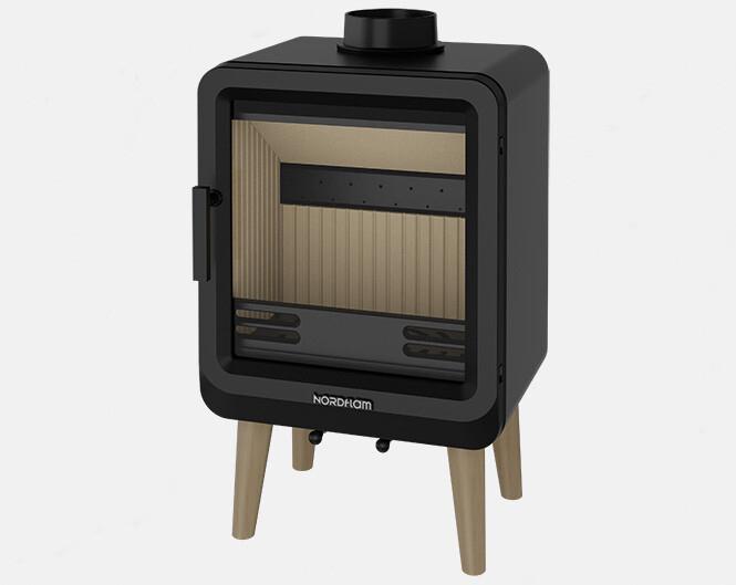 Houtkachel | Nordflam Flam (5 KW), Huis en Inrichting, Kachels, Nieuw, Vrijstaand, Houtkachel, Hout, Ophalen of Verzenden