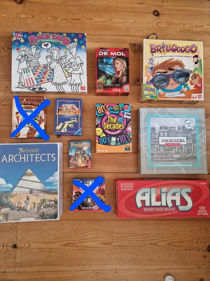 10 (bord)Spellen te spelen met zelfs >=5 personen /spelers, Hobby en Vrije tijd, Gezelschapsspellen | Bordspellen, Zo goed als nieuw