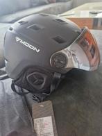 Ski helm maat M mat zwart met vizier, Ophalen of Verzenden, Nieuw, Overige typen, Overige merken