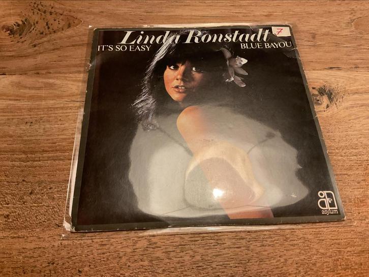 Linda Ronstadt, It’s so easy/Blue bayou, Cd's en Dvd's, Vinyl Singles, Single, 7 inch, Ophalen of Verzenden