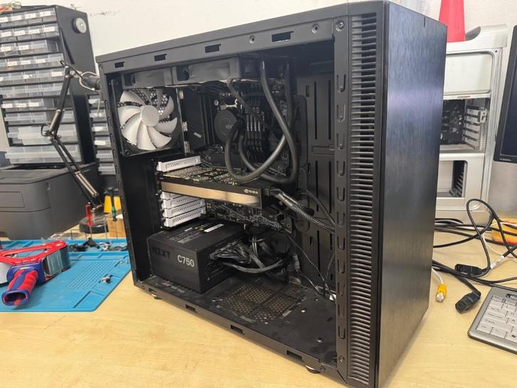 AI / ML / LLM PC (Ryzen 5800X, 32GB DDR4, RTX A4500 20GB), Computers en Software, Desktop Pc's, 4 Ghz of meer, SSD, Ophalen of Verzenden