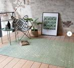 Vintage vloerkleed groen 280x380cm, Ophalen, Gebruikt, Vintage, 200 cm of meer