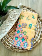 Batik Sarong/ lap/ stof Pastel Indonesië #1743, Hobby en Vrije tijd, Stoffen en Lappen, Verzenden, Nieuw, 30 tot 120 cm, Katoen