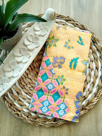 Batik Sarong/ lap/ stof Pastel Indonesië #1743 beschikbaar voor biedingen