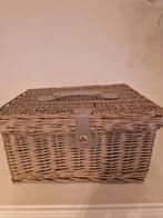 Leuke opberg / picknickmand, de mand is 32x42x22, Mand, Ophalen of Verzenden, Zo goed als nieuw, Riet