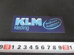 sticker KLM kleding het europese kwaliteitsmerk, Verzamelen, Ophalen, Zo goed als nieuw, Bedrijf of Vereniging
