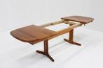 Vintage Danish oval extendable dining table solid teak 1960s, Huis en Inrichting, Tafels | Eettafels, Ophalen, Gebruikt, Teakhout