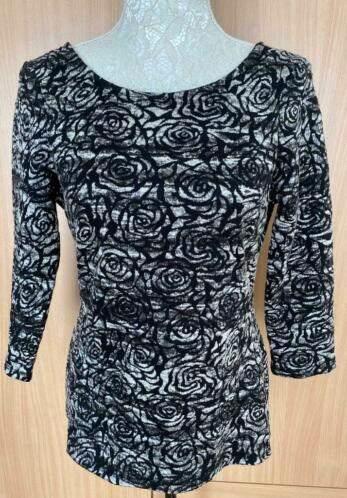 Phase Eight top maat 40 [v], Kleding | Dames, Tops, Zo goed als nieuw, Maat 38/40 (M), Zwart, Lange mouw, Ophalen of Verzenden