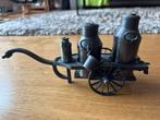 Antiek Metalen Melkkarretje met Melkbussen Decoratie, Ophalen of Verzenden