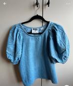 Levis denim top S pofmouwen, Blauw, Ophalen of Verzenden, Zo goed als nieuw, Korte mouw