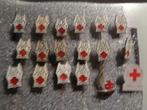 Nog 1 Rode Kruis Wit speldje + de 2 Speldjes rechtsonder., Verzamelen, Speldjes, Pins en Buttons, Ophalen of Verzenden, Zo goed als nieuw