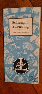 Bolex Paillard Schmalfilm Ausrüstung Katalog, Ophalen of Verzenden, Accessoire