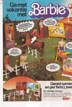 Retro reclame 1978 Mattel Barbie pop camping tent paard boot, Ophalen of Verzenden