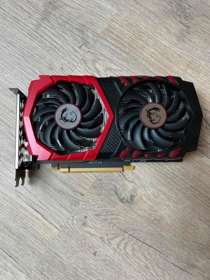 MSI GeForce GTX 1050 Ti Gaming X 4GB, Computers en Software, Videokaarten, Gebruikt, Nvidia, PCI-Express 3.0, GDDR5, HDMI, Ophalen of Verzenden