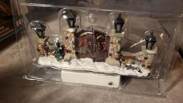 Kerstdorp - verlichte poort lemax luville intratuin beschikbaar voor biedingen
