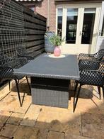 Leuke tuintafel voor loungebank/tuinbank, Tuin en Terras, Tuintafels, Kunststof, Gebruikt, Rechthoekig, Ophalen