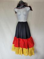 Toffe spaanse rok mt M, Maat 38/40 (M), Carnaval, ., Ophalen of Verzenden