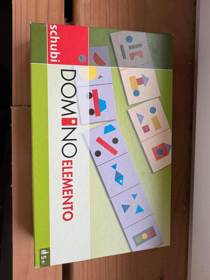 Schubi Domino Elemento, Kinderen en Baby's, Speelgoed | Educatief en Creatief, Zo goed als nieuw, Verzenden