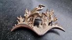 Zilveren vintage kraanvogels geel goud 10k, Sieraden, Tassen en Uiterlijk, Verzenden, Zo goed als nieuw, Goud, Goud