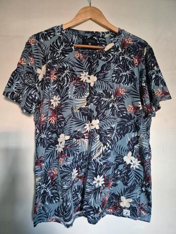 T-shirt met tropische print - Maat XL beschikbaar voor biedingen
