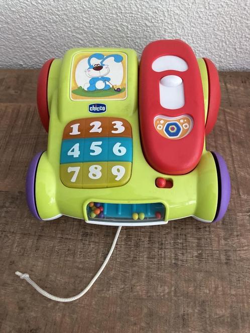 Chicco muzikale telefoon in PRIMA staat., Kinderen en Baby's, Speelgoed | Babyspeelgoed, Zo goed als nieuw, Overige typen, Met geluid