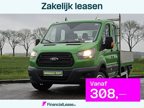 FORD TRANSIT 2.0 open-laadbak kraan!, Auto's, Bestelauto's, Bedrijf, Lease, Financial lease, Airconditioning, Centrale vergrendeling