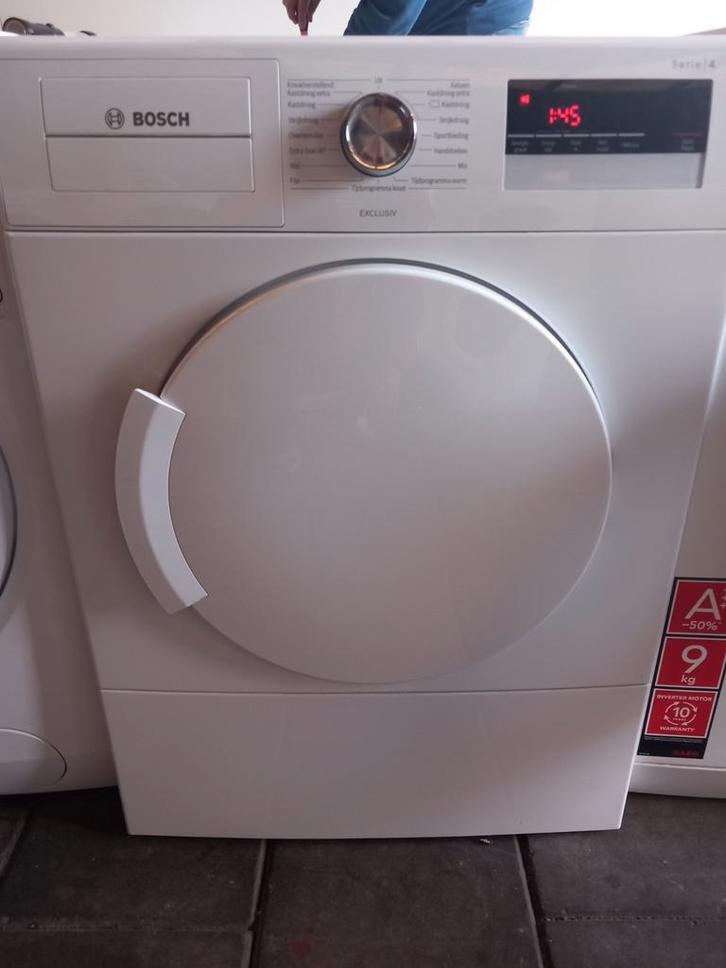 Luchtafvoer droger Bosch, Witgoed en Apparatuur, Wasdrogers, Zo goed als nieuw, Luchtafvoer, Voorlader, 6 tot 8 kg, 85 tot 90 cm