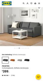 Slaapbank IKEA (zo goed als nieuw), Huis en Inrichting, Ophalen, Tweepersoons, 140 cm, Zo goed als nieuw