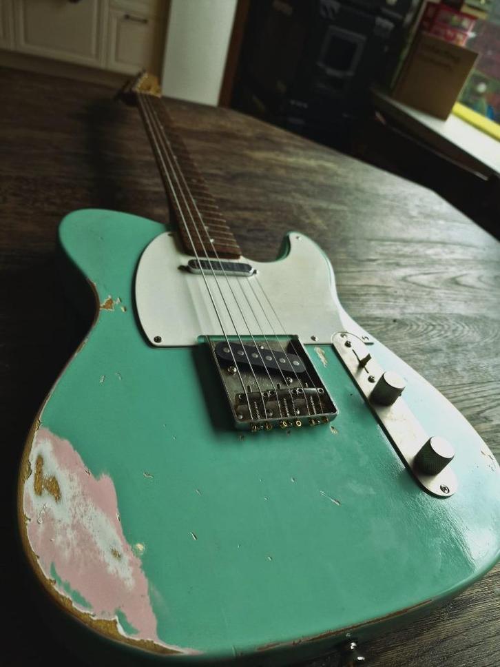 telecaster custom relic, Muziek en Instrumenten, Snaarinstrumenten | Gitaren | Elektrisch, Solid body, Overige merken, Ophalen of Verzenden