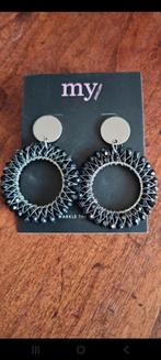 My Jewellery Zilveren Oorbellen met Zwarte Kralen, Sieraden, Tassen en Uiterlijk, Oorbellen, Hangers, Nieuw, Ophalen of Verzenden