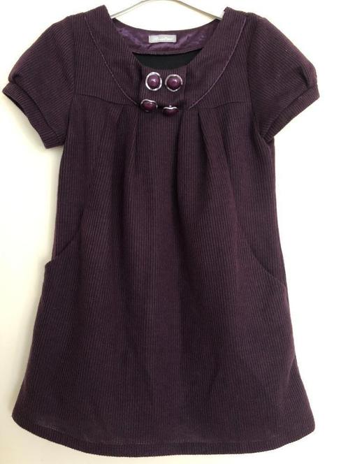 (22) Dames blouse/tuniek paars met grote knopen, maat M, Kleding | Dames, Blouses en Tunieken, Zo goed als nieuw, Maat 38/40 (M)