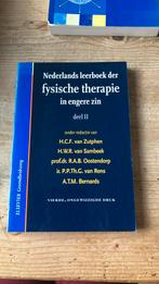 Nederlands leerboek der fysische therapie in engerere zin II, Ophalen of Verzenden, Zo goed als nieuw