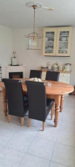 eettafel antiek grenen, Huis en Inrichting, Tafels | Eettafels, Ophalen, Gebruikt, 100 tot 150 cm, 150 tot 200 cm